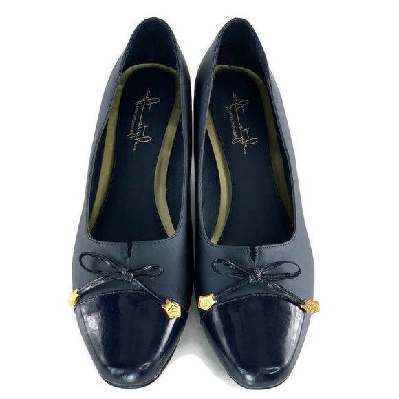 Soft Style Hush Puppies Fabric Leather Cap Toe - Picture 2 of 8